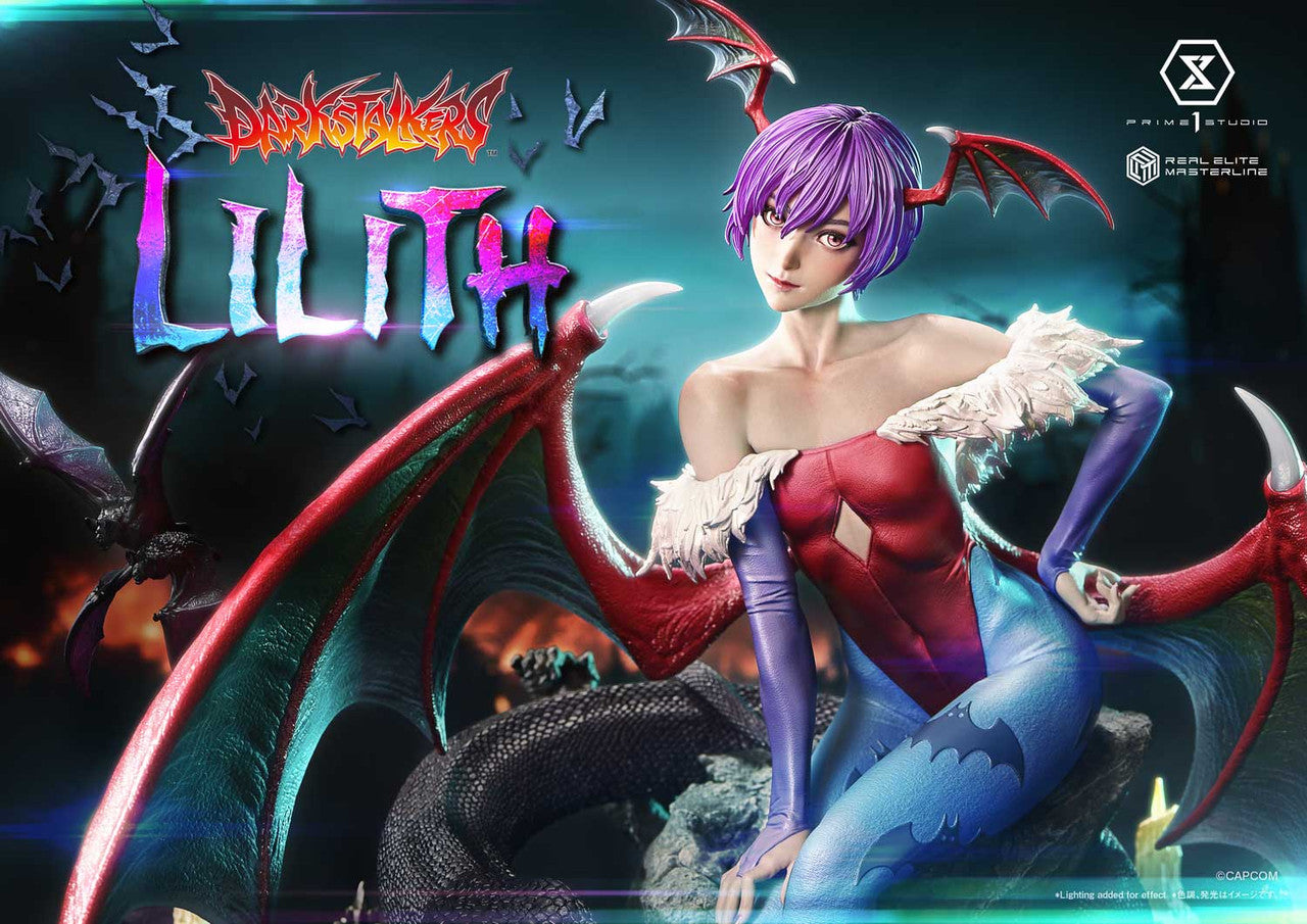[Pre-Order] Prime 1 Studio - Statue - Darkstalkers - Real Elite Masterline - Lilith REMDKS-02 REMDKS-02S (Licensed)