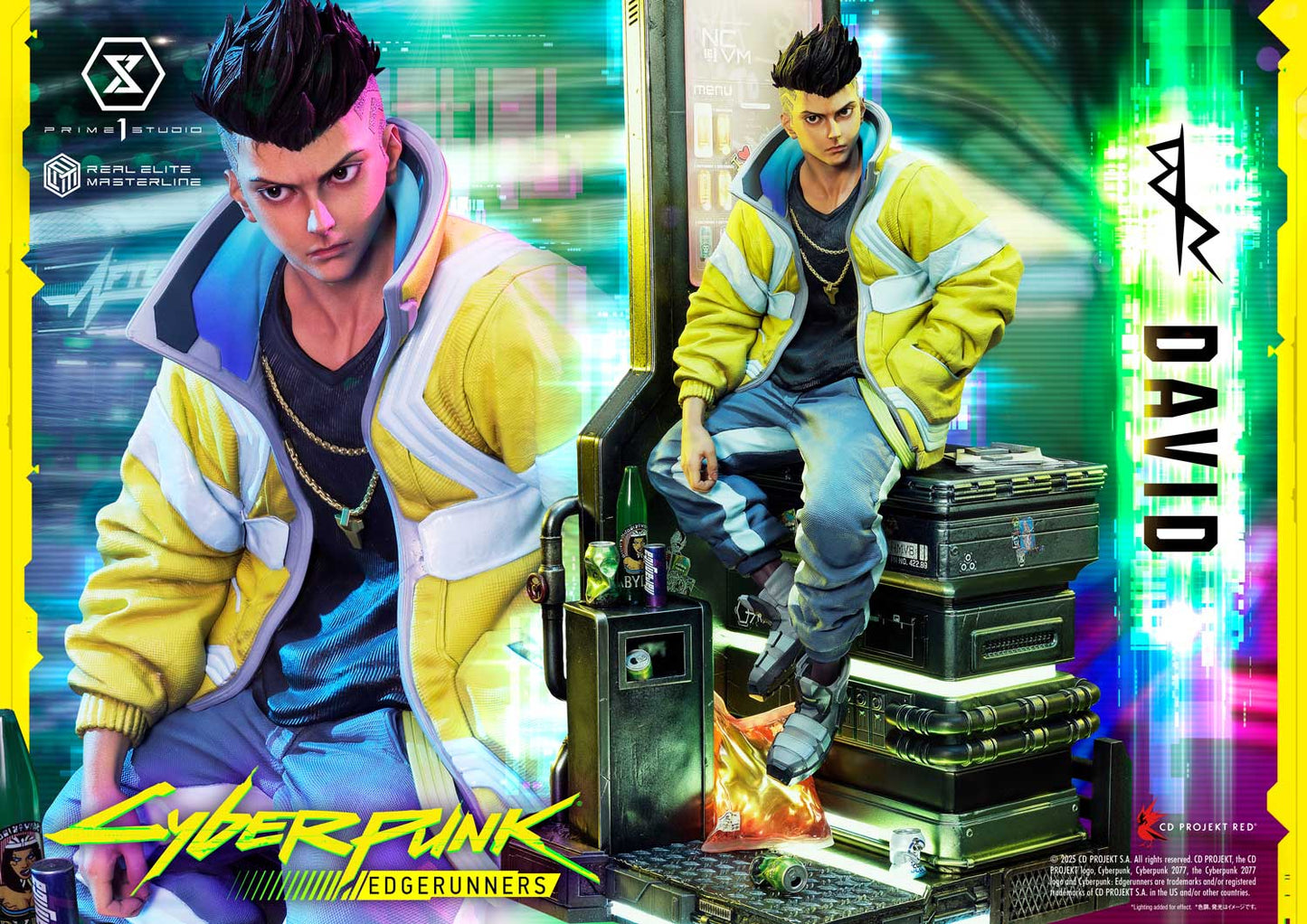 [Pre-Order] Prime 1 Studio - Statue - Real Elite Masterline - Cyberpunk: Edgerunners David - REMCP-02 REMCP-02DX REMCP-02DXS (Licensed)