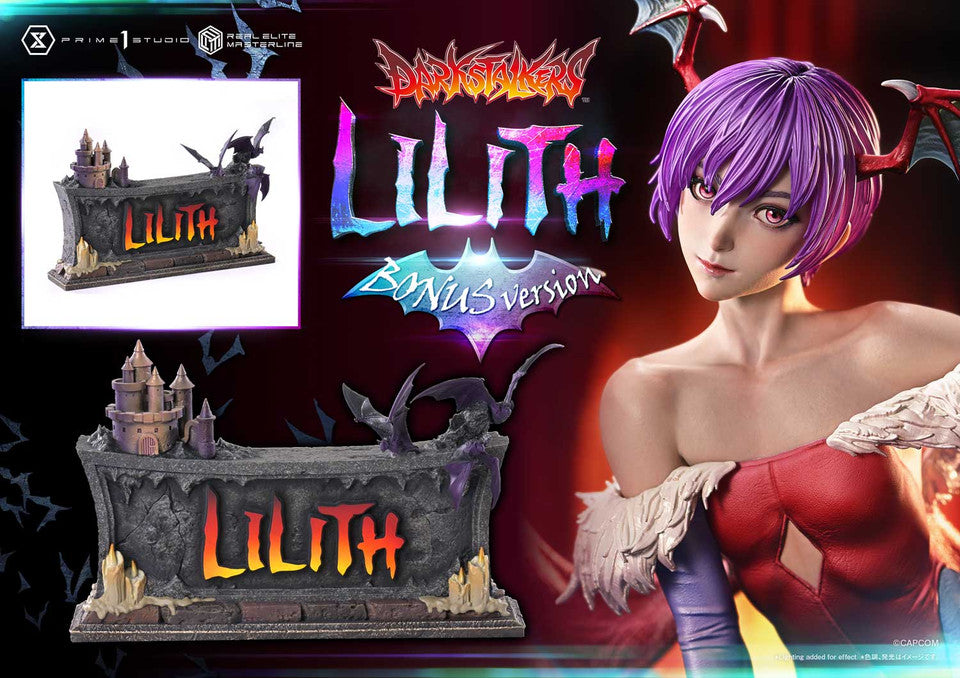 [Pre-Order] Prime 1 Studio - Statue - Darkstalkers - Real Elite Masterline - Lilith REMDKS-02 REMDKS-02S (Licensed)