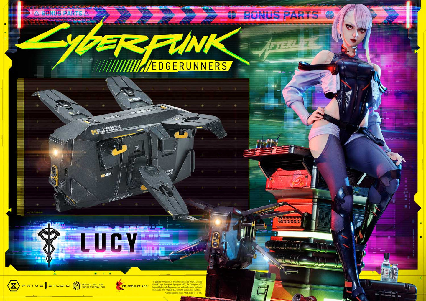 [Pre-Order] Prime 1 Studio - Statue - Cyberpunk: Edgerunners Lucy - REMCP-01 REMCP-01DX REMCP-01DXS (Licensed)
