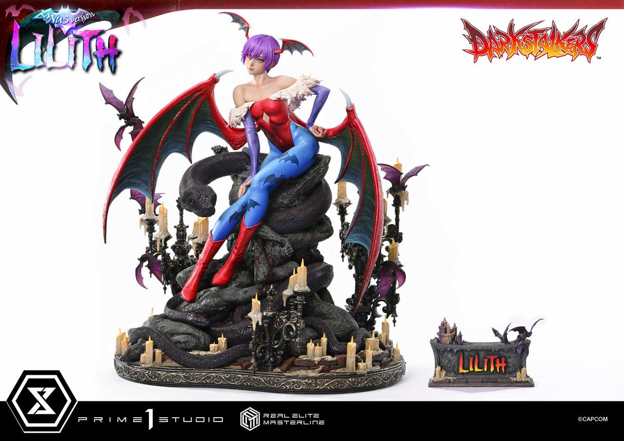 [Pre-Order] Prime 1 Studio - Statue - Darkstalkers - Real Elite Masterline - Lilith REMDKS-02 REMDKS-02S (Licensed)