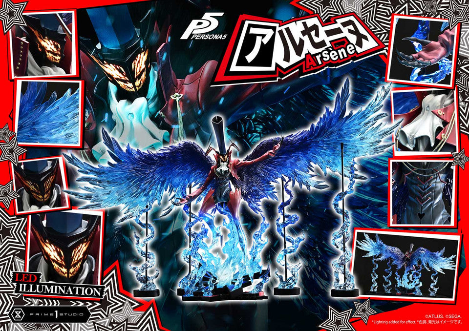 [Pre-Order] Prime 1 Studio - Statue - Persona 5 - Arsène with LED (Licensed)