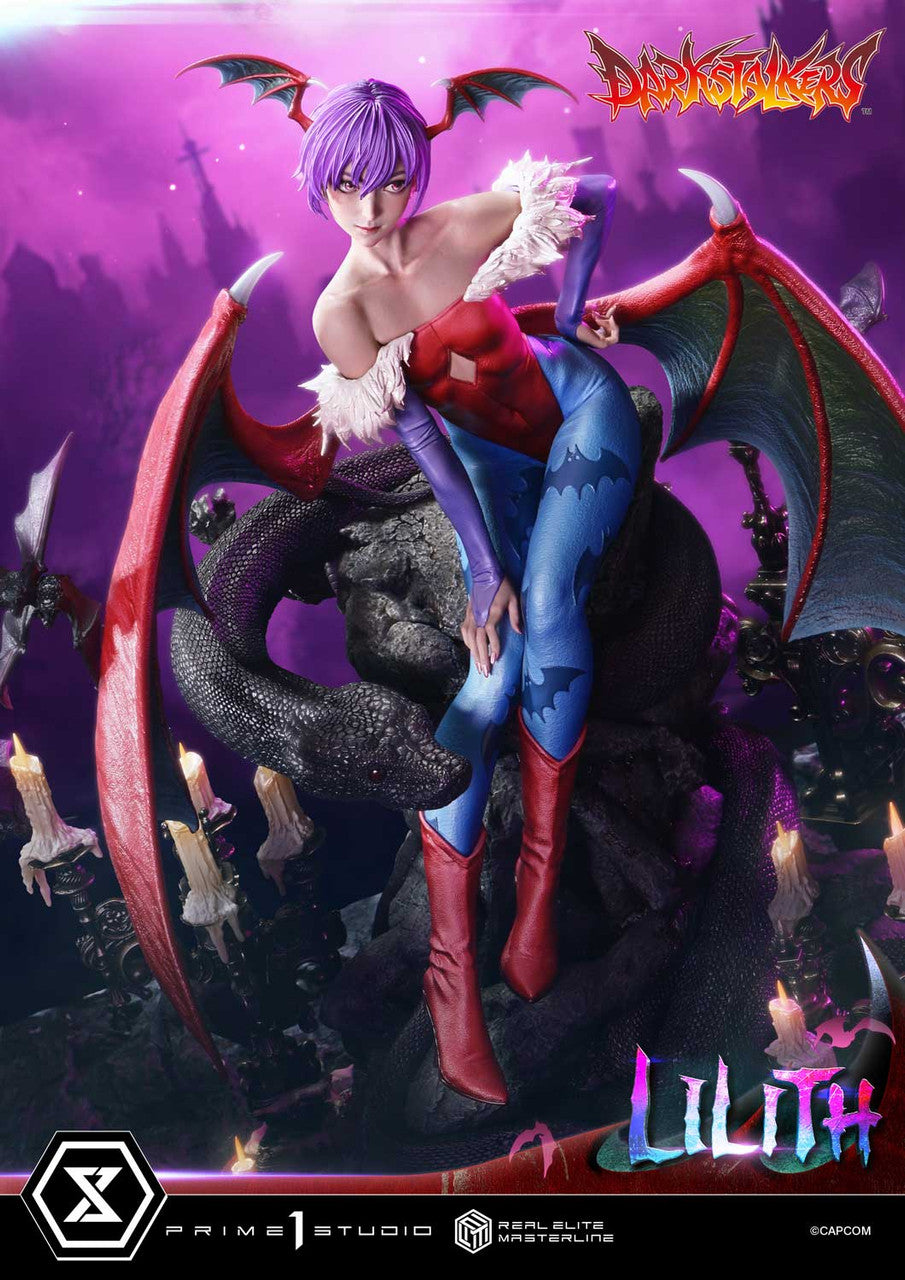 [Pre-Order] Prime 1 Studio - Statue - Darkstalkers - Real Elite Masterline - Lilith REMDKS-02 REMDKS-02S (Licensed)