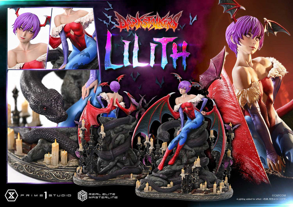 [Pre-Order] Prime 1 Studio - Statue - Darkstalkers - Real Elite Masterline - Lilith REMDKS-02 REMDKS-02S (Licensed)