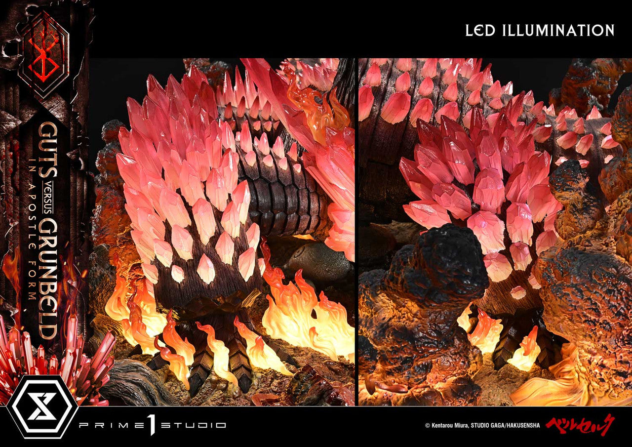 [Pre-Order] Prime 1 Studio - Statue - Ultimate Diorama Masterline Berserk Guts Versus Grunbeld in Apostle Form UDMBR-02 (Licensed)