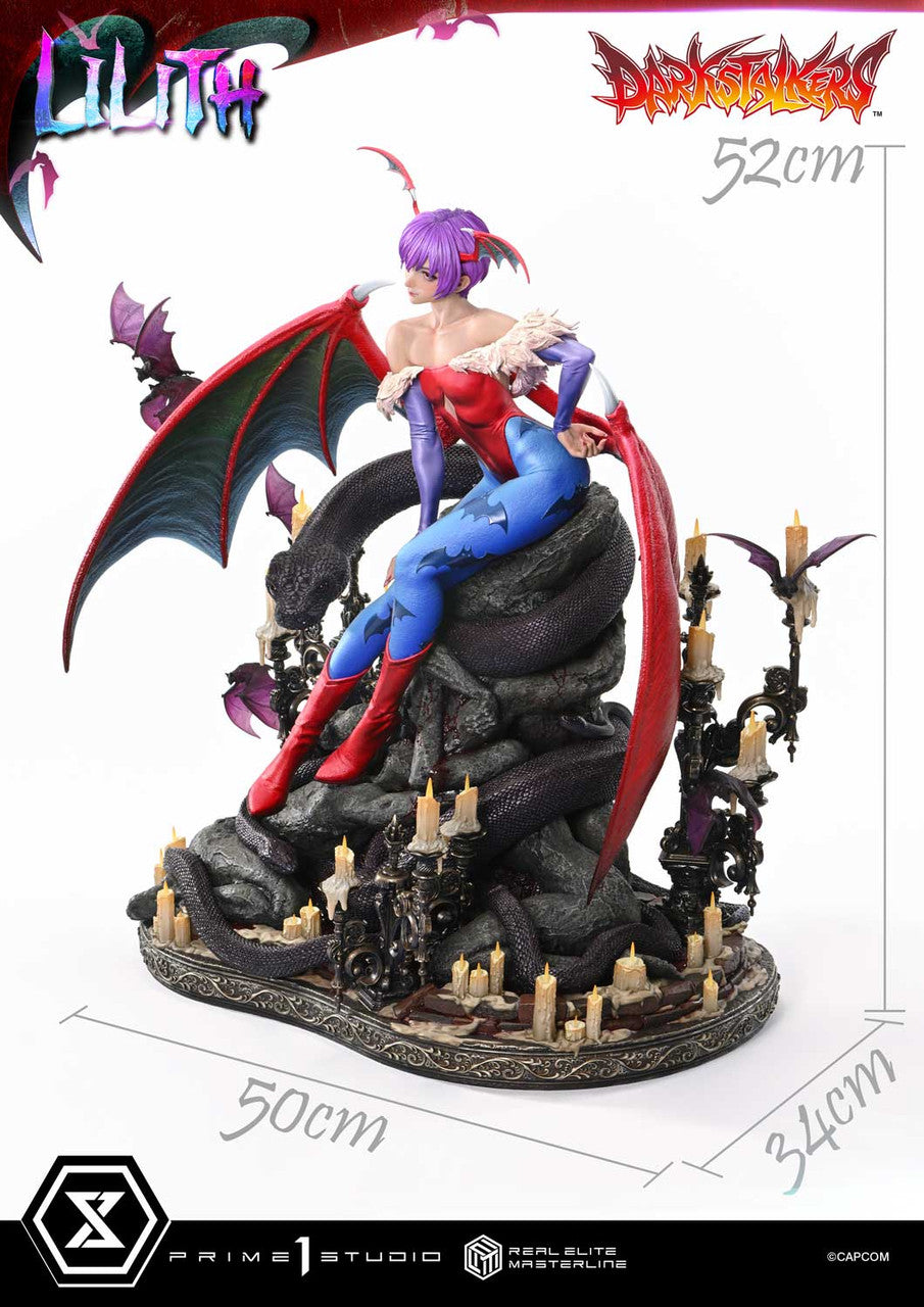 [Pre-Order] Prime 1 Studio - Statue - Darkstalkers - Real Elite Masterline - Lilith REMDKS-02 REMDKS-02S (Licensed)