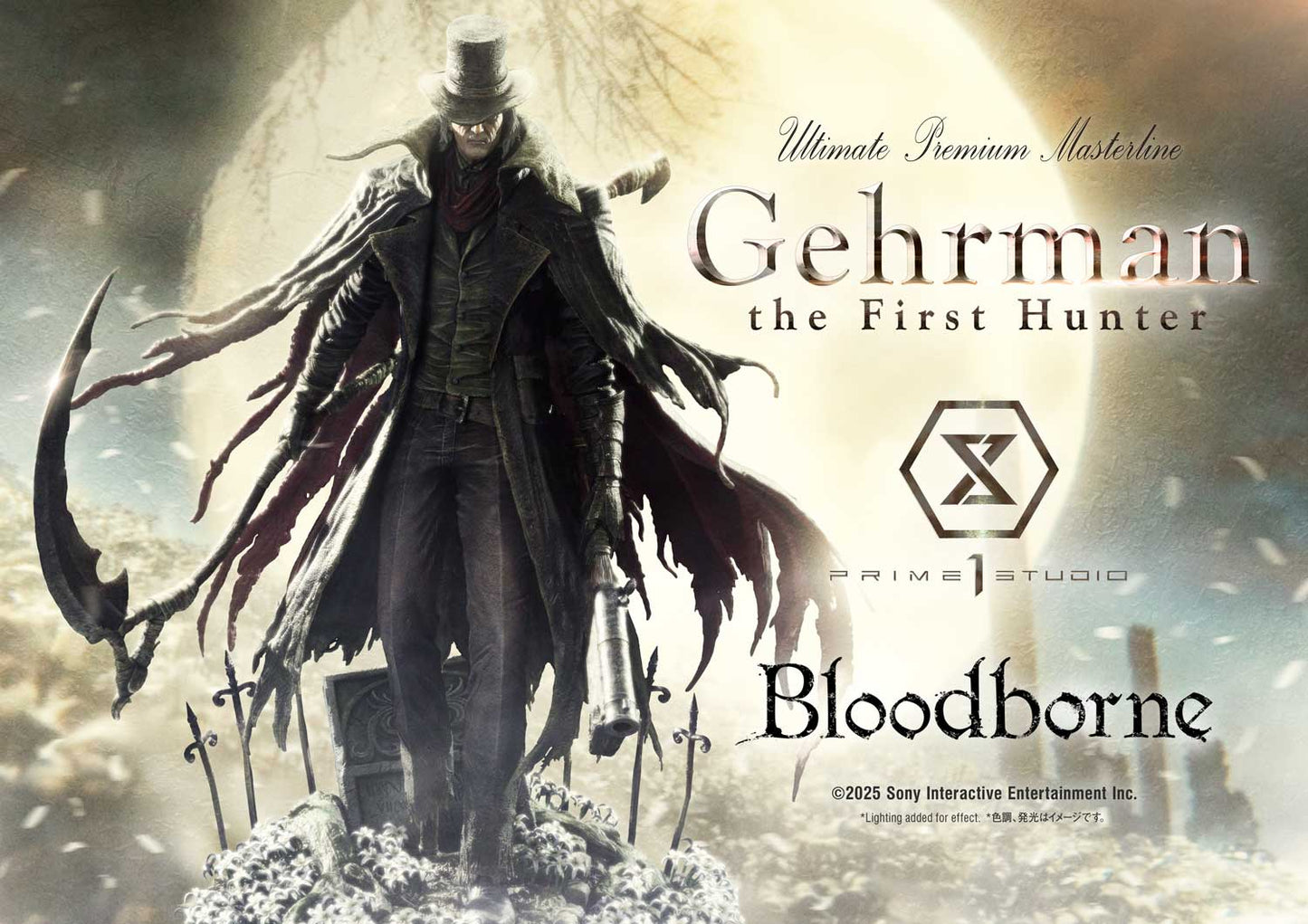 [Pre-Order] Prime 1 Studio - Statue - Ultimate Premium Masterline - Bloodborne Gehrman UPMBB-05 UPMBB-05S (Licensed)