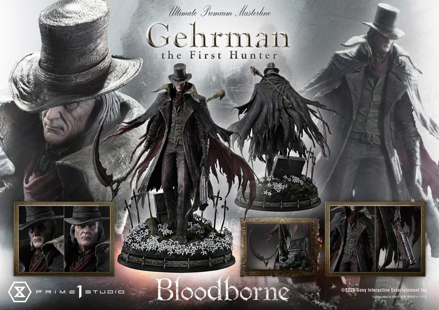 [Pre-Order] Prime 1 Studio - Statue - Ultimate Premium Masterline - Bloodborne Gehrman UPMBB-05 UPMBB-05S (Licensed)