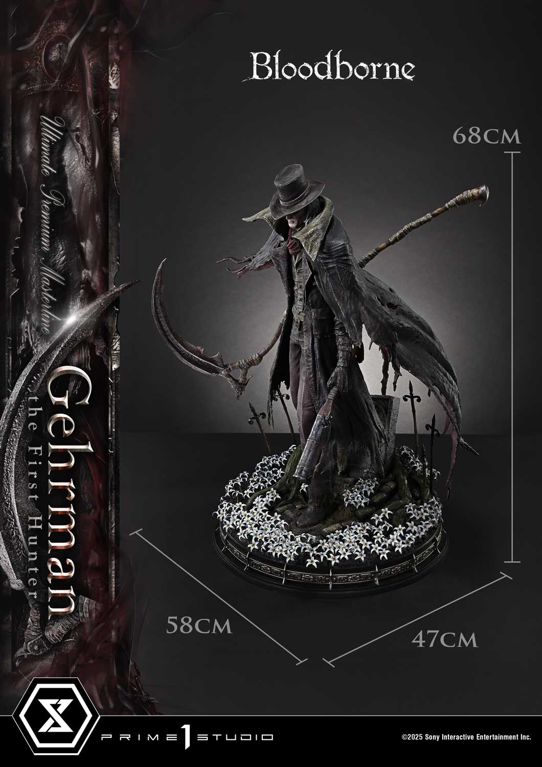 [Pre-Order] Prime 1 Studio - Statue - Ultimate Premium Masterline - Bloodborne Gehrman UPMBB-05 UPMBB-05S (Licensed)