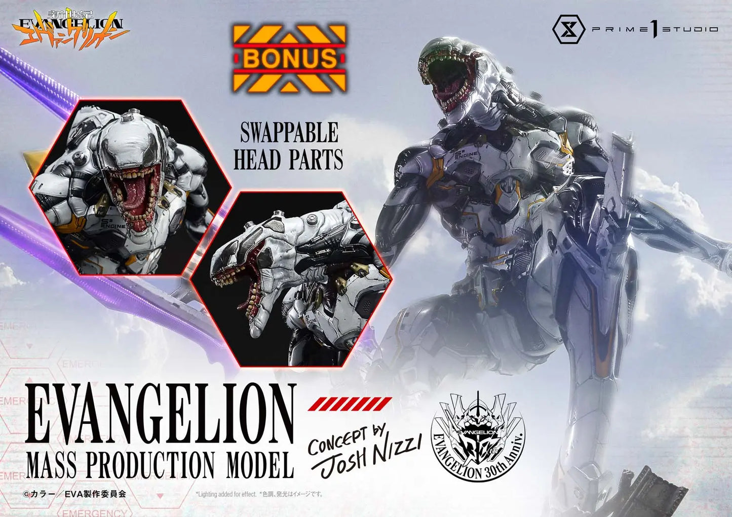 [Pre-Order] Prime 1 Studio - Statue - Neon Genesis Evangelion - Evangelion Mass Production Model (Concept by Josh Nizzi) UDMEVA-08 UDMEVA-08DX UDMEVA-08DXS (Licensed)