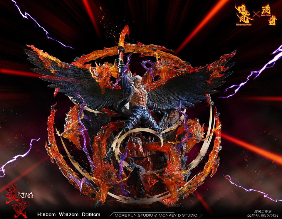 [Warehouse in Stock] More Fun Studio X Monkey D. Studio - Statue - KING THE WILDFIRE One Piece