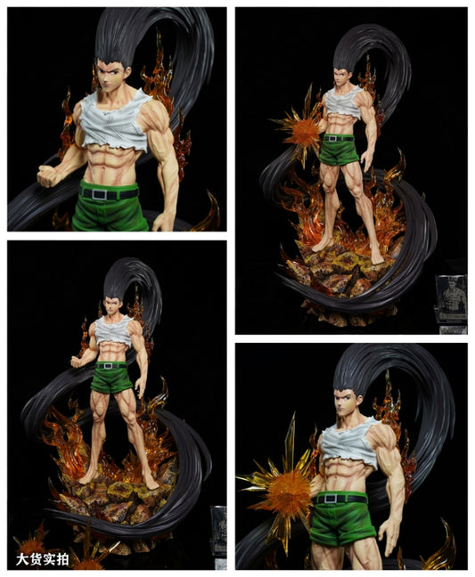 [Warehouse in Stock] HXHENG × CHENG Studio - Statue - HUNTER×HUNTER - Hunter Series #1 Black Gon Freecss