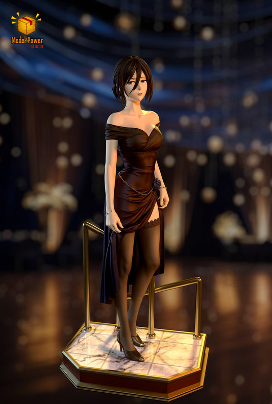 [Pre-Order Closed] Model Power Studio - Statue - Attack on Titan - Midnight Banquet Series #1 Mikasa Ackerman
