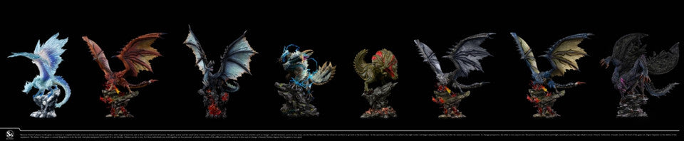 [Warehouse in Stock] S6 studio - Statue - Monster Hunter - #6 Black Eclipse Dragon (Gore Magala)