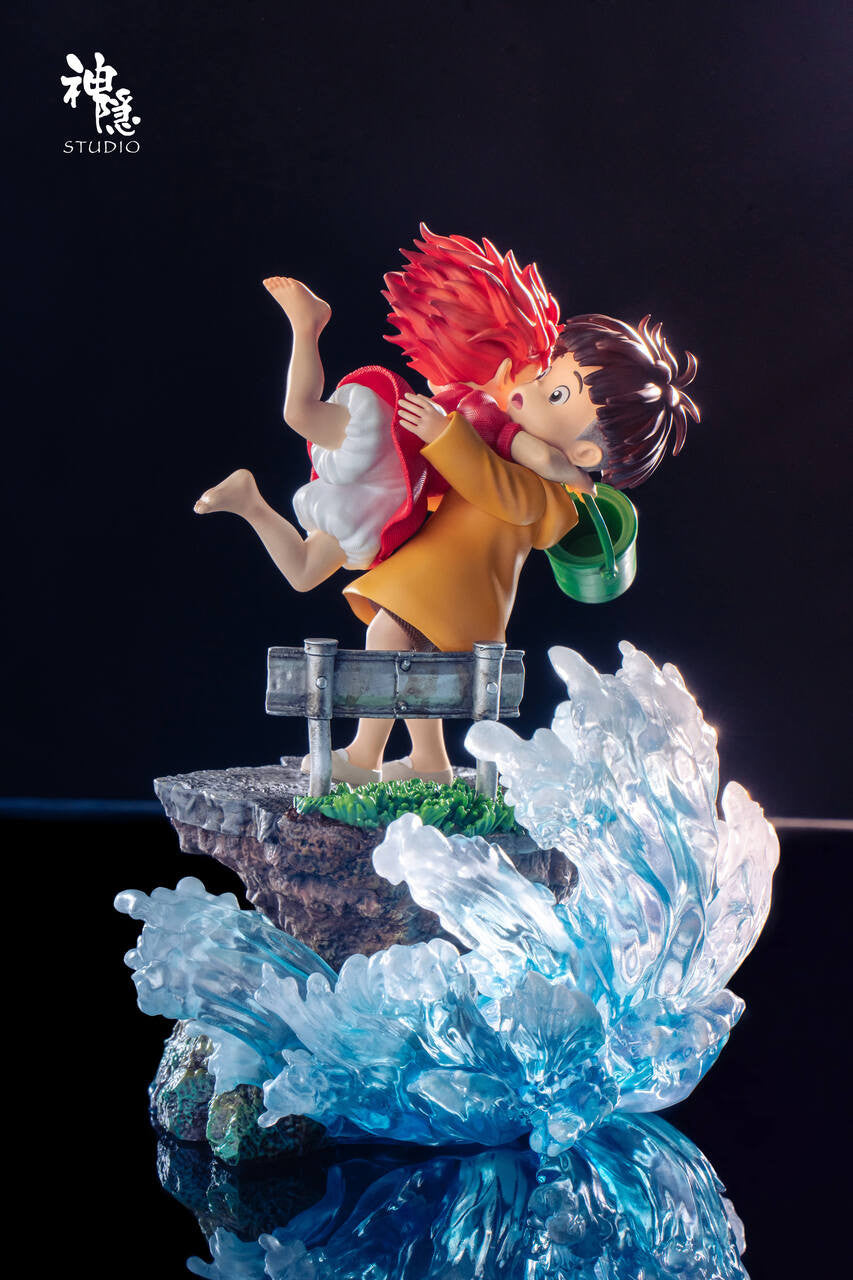 [Warehouse in Stock] Shen Yin Studio - Statue - Ponyo on the Cliff - Ponyo & Sōsuke