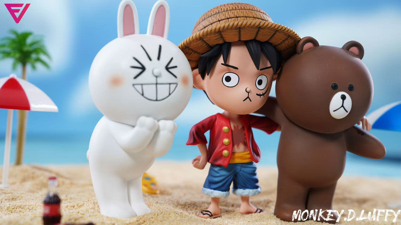 [Pre-Order] Eve Studio - Statue - One Piece - Luffy & Brown & Cony