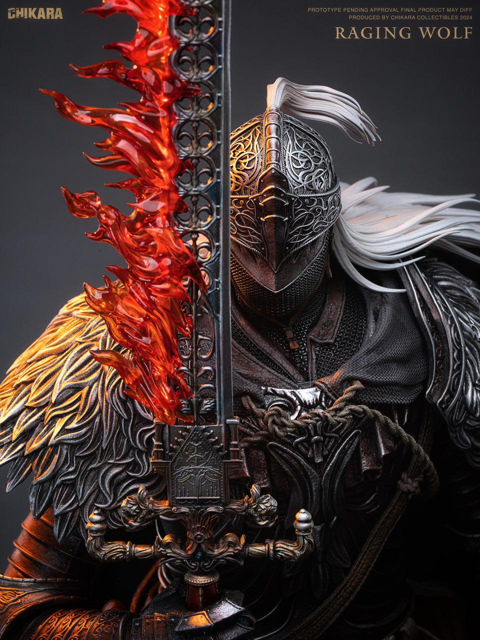 [Warehouse in Stock] CHIKARA Studio - Statue - Elden Ring - Vargram the Raging Wolf