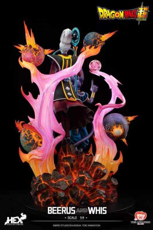 [Warehouse in Stock] HEX Collectibles & Pickstar Studio - Dragon Ball Super Beerus & Whis 1/4 Statue (Licensed)
