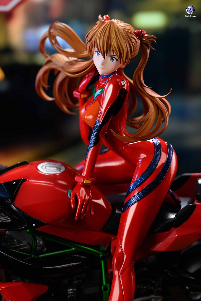 [Warehouse in Stock] KOL Brother Studio - Statue - Neon Genesis Evangelion - Motorcycle Asuka