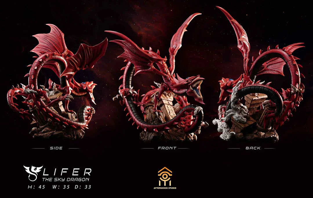 [Warehouse in Stock] Aftershock Studio - Statue - Yu-Gi-Oh! Three Fantasy God SLIFER THE SKY DRAGON