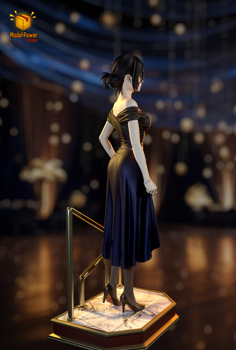 [Pre-Order Closed] Model Power Studio - Statue - Attack on Titan - Midnight Banquet Series #1 Mikasa Ackerman