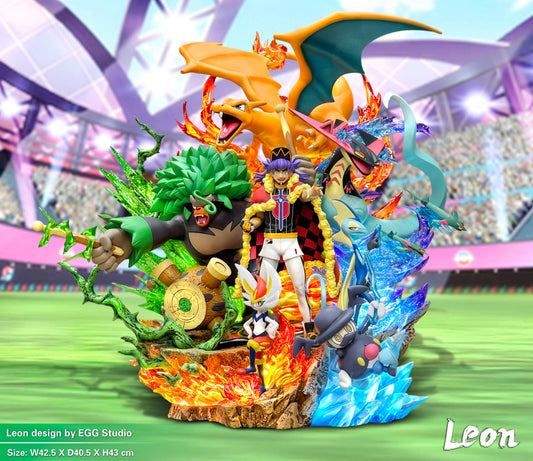 [Warehouse in Stock] EGG Studio - Statue - Pokémon Galar Region Pokémon Champion Leon