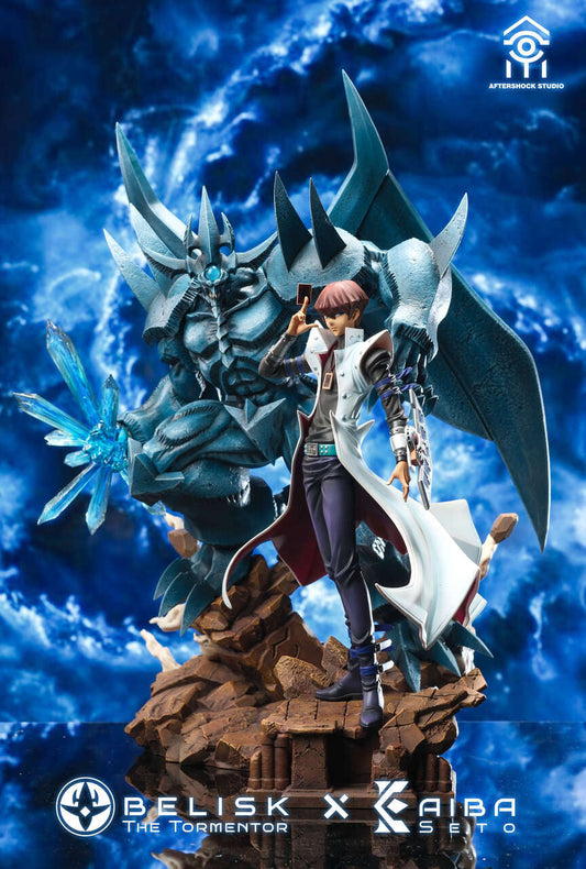 [Warehouse in Stock] Aftershock Studio - Statue - Yu-Gi-Oh! Obelisk the Tormentor & Seto Kaiba