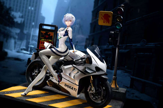 [Warehouse in Stock] KOL Brother Studio - Statue - Neon Genesis Evangelion - Motorcycle Ayanami Rei
