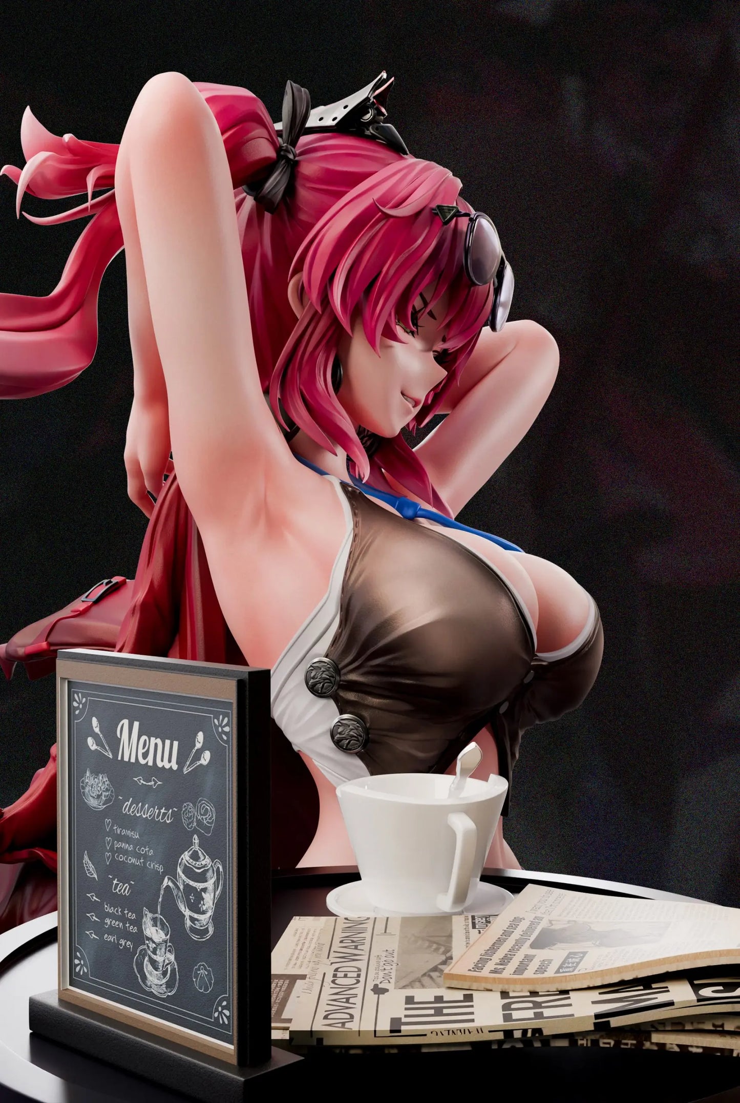 [Pre-Order] Mi Yin Studio - Statue - Wuthering Waves - Flame Wolf Star in the Cafe