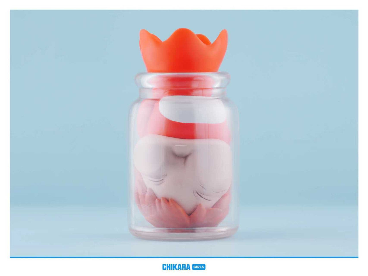 [Pre-Order] CHIKARA Studio  - Statue - Ponyo on the Cliff - Ghibli Desktop Collection 1/1 Ponyo Replica Bottle