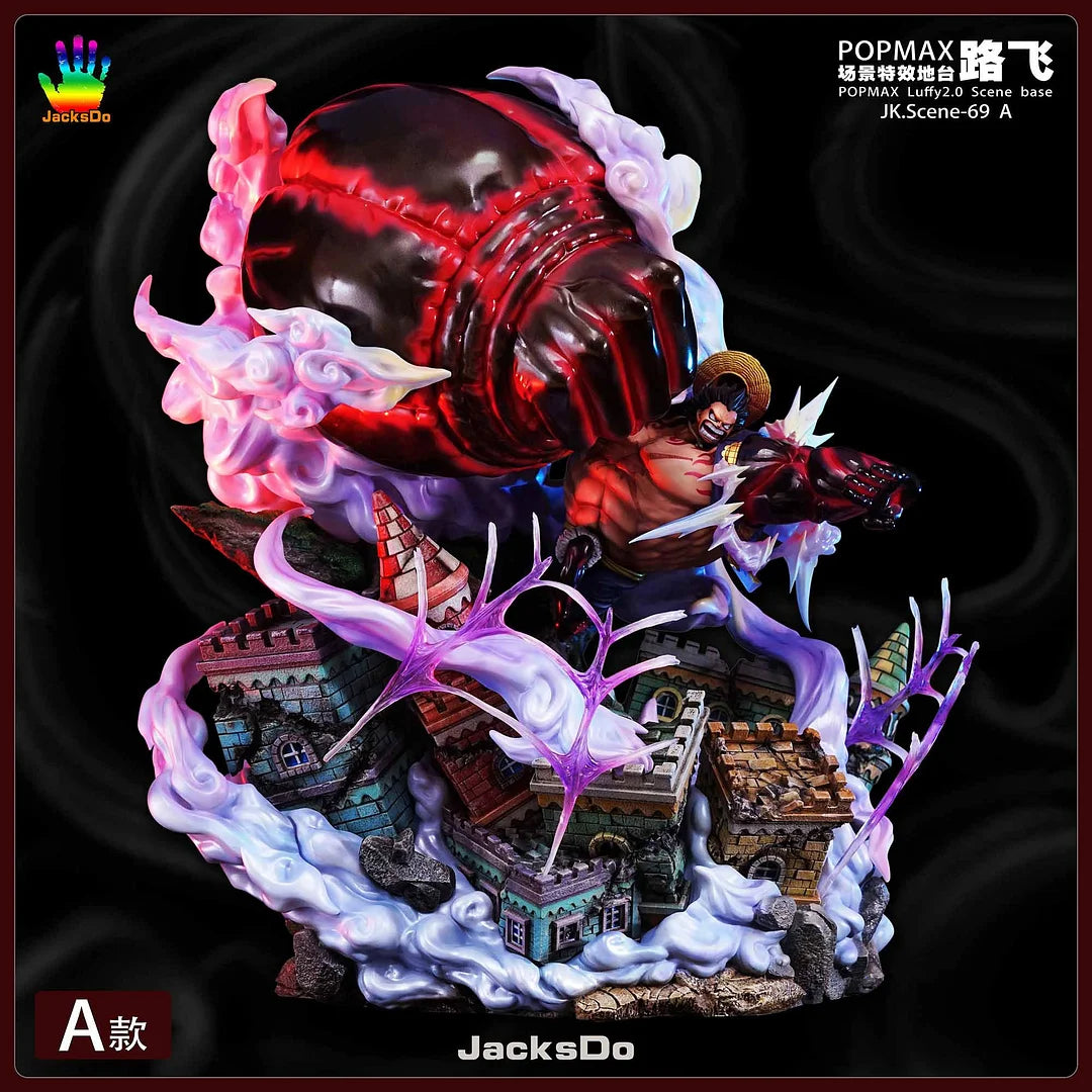 [Warehouse in stock] JacksDo Studio - Statue - One Piece - POPMAX Luffy 2.0 Scene Special Effects Platform