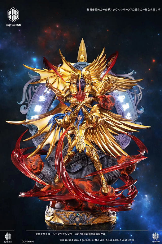 [Warehouse in Stock] Super Six Studio - Statue - Gold Saint Series Gemini Saga