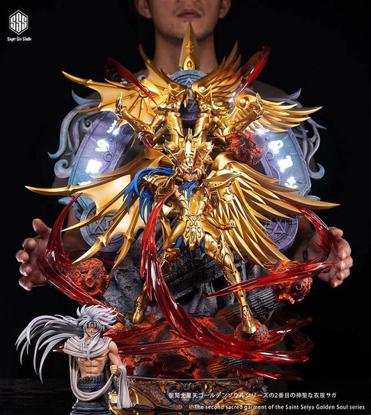 [Warehouse in Stock] Super Six Studio - Statue - Gold Saint Series Gemini Saga