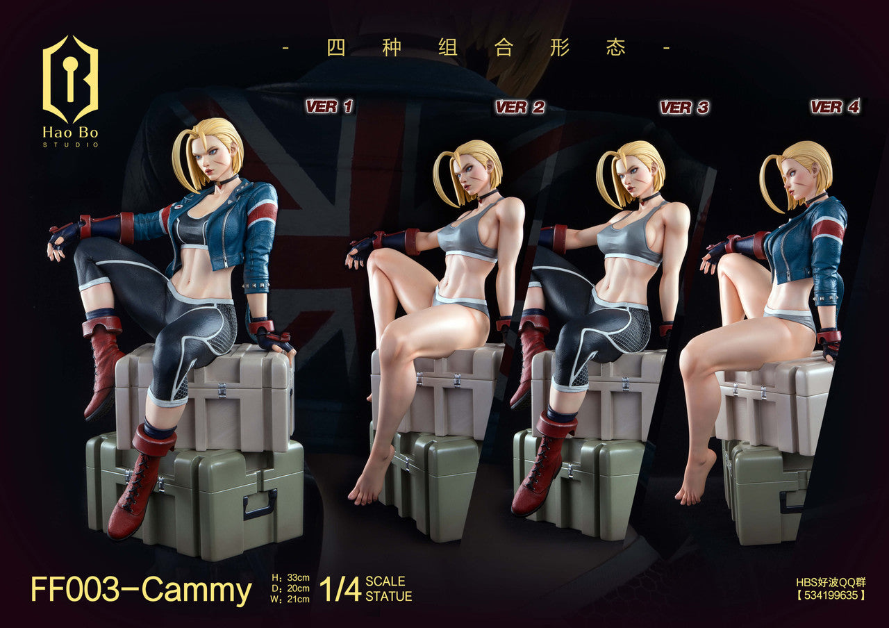 [Warehouse in Stock] Hao Bo Studio - Statue - Street Fighter - Female Fighter Series FF003 Cammy