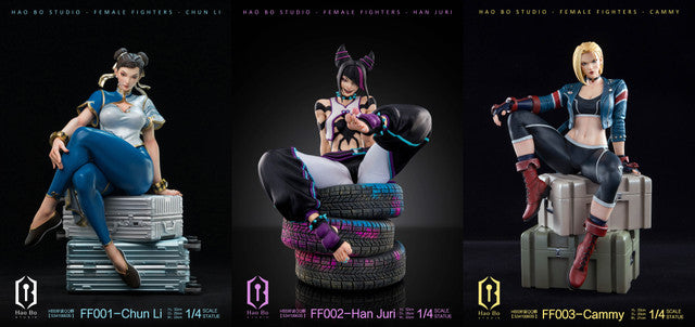 [Warehouse in Stock] HAO BO Studio - Statue - 1/4 Statue Female Fighter Series FF003 Cammy