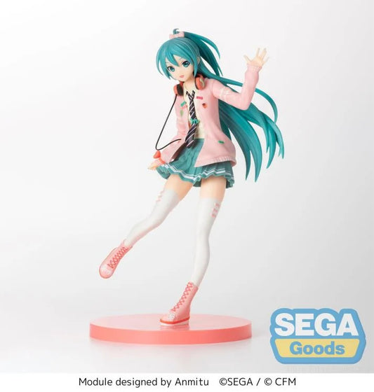 [Pre-Order] Hatsune Miku Project DIVA Arcade Future Tone - Super Premium Figure - Hatsune Miku (Ribbon Girl) (Reissue)