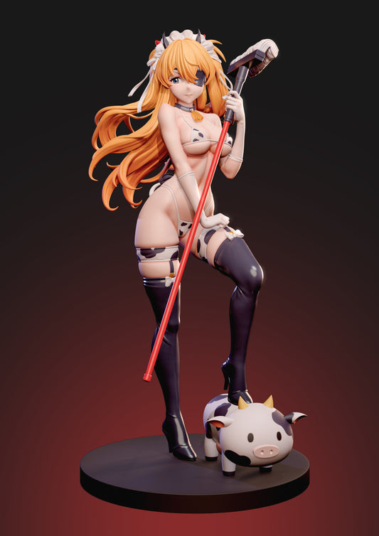 [Pre-Order Closed] Midnight Studio (ZIYE Studio) - Statue - Neon Genesis Evangelion - Cow Maid Asuka
