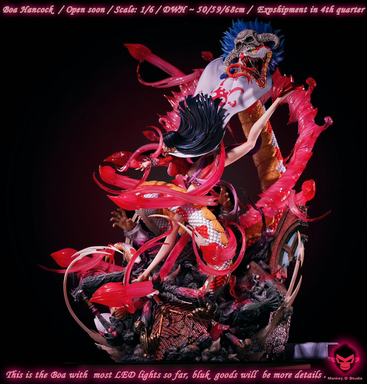 [Pre-Order] Monkey.D Studio - Statue - One Piece - The Pirate Empress Boa Hancock