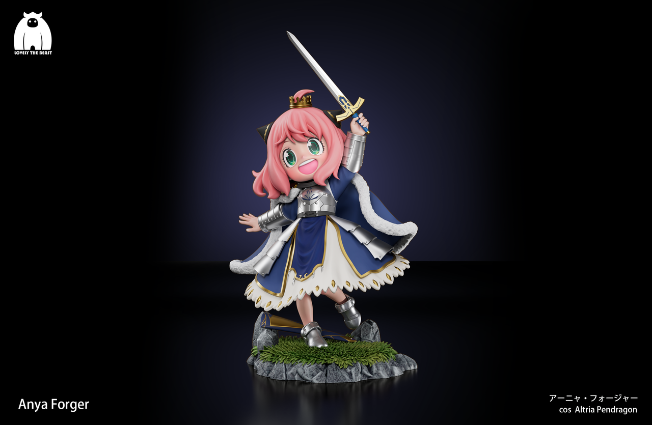 [Warehouse in Stock] Lovely The Beast Studio - Statue - Spy x Family - Anya cos Artria Pendragon