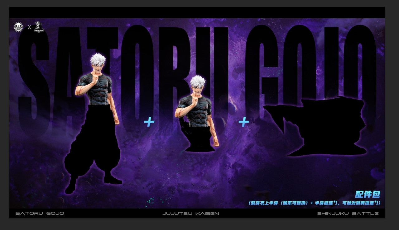 [Pre-order Closed] Zany Joke Studio & Temple Studio - Statue - Jujutsu Kaisen - S01 Gojo Satoru, the Battle of the Demon Realm Shinjuku
