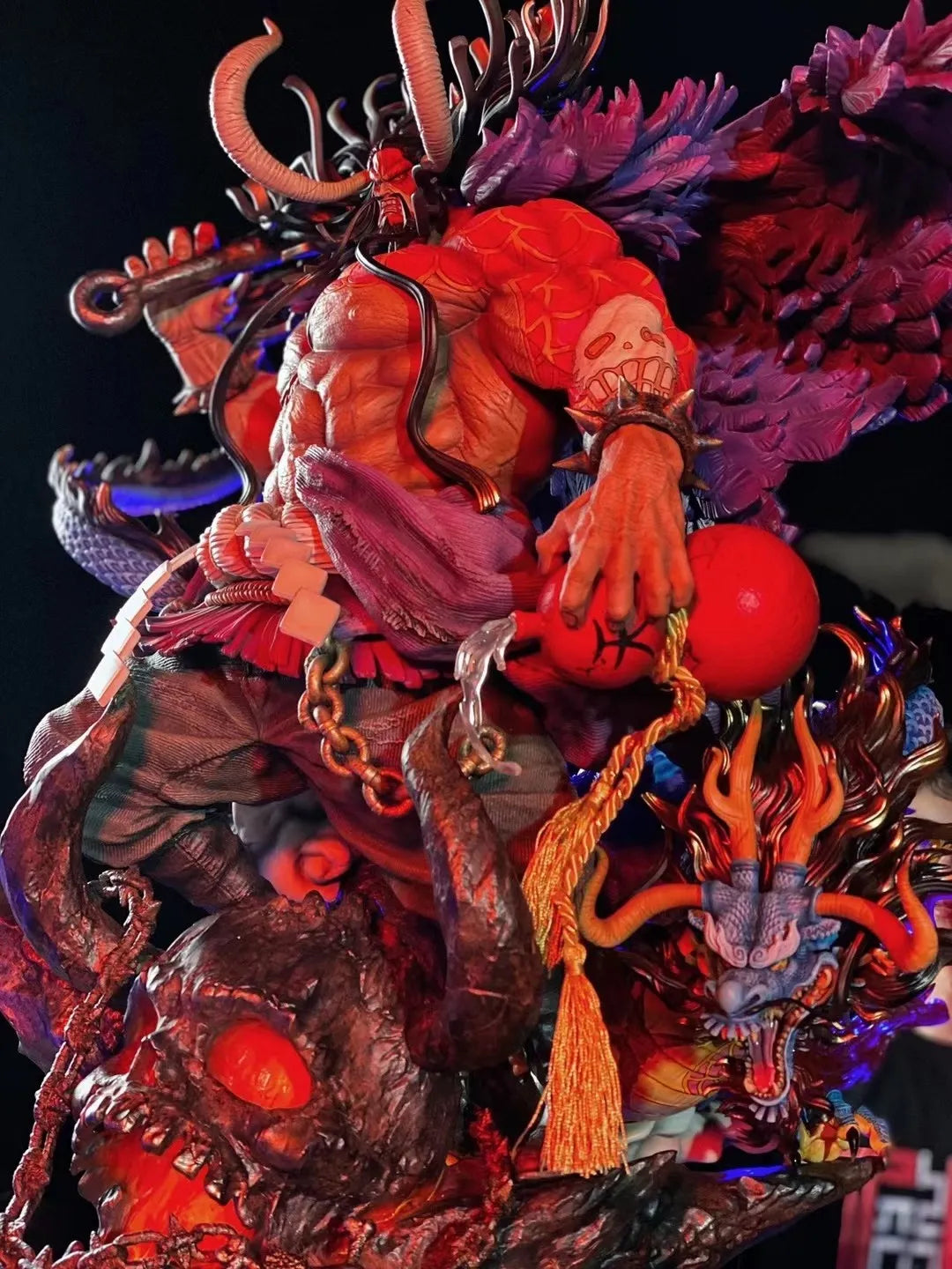 [Warehouse in Stock] JIMEI PALACE Studio - Statue - One Piece - Kaido (Licensed) (Displayed)
