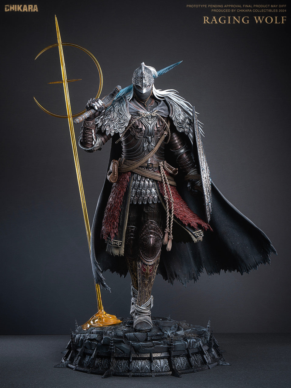 [Warehouse in Stock] CHIKARA Studio - Statue - Elden Ring - Vargram the Raging Wolf