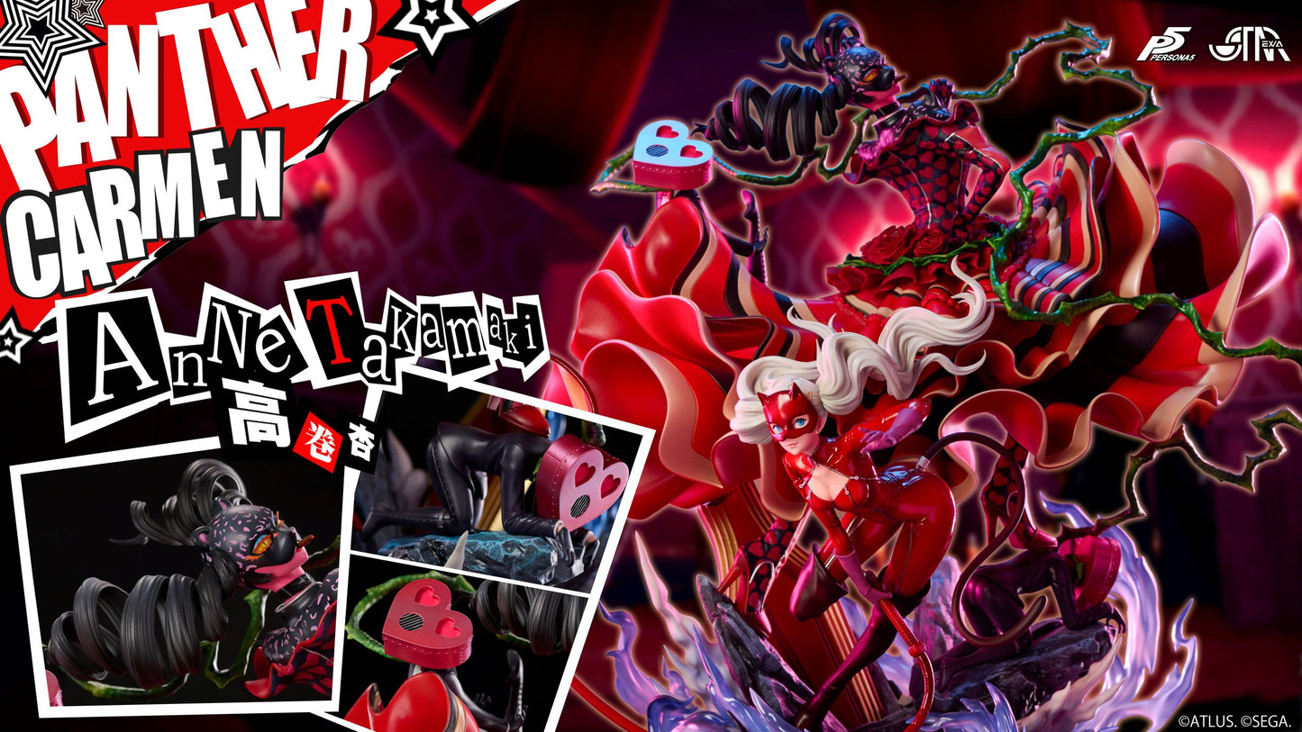[Pre-Order] STAREXVA Studio - Statue - Persona 5 - PANTHER Ann Takamaki with Carmen (Licensed)