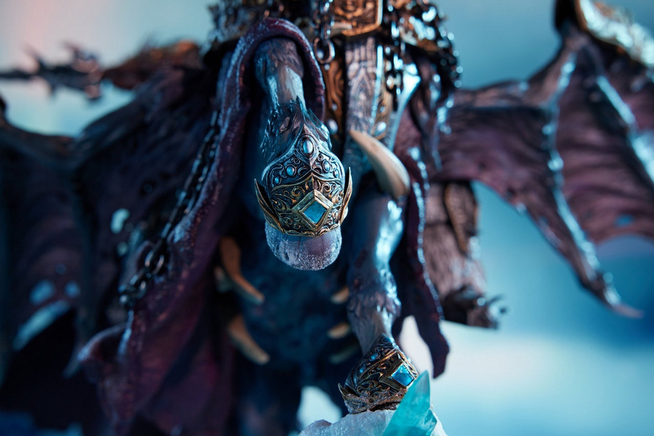 [Pre-Order] BLIZZARD ENTERTAINMENT - Statue - World of Warcraft - Lich King & Invincible Statue BLZ009 (Licensed)