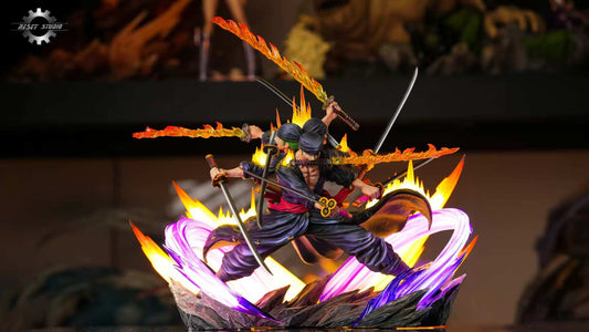 [Warehouse in Stock] Reset Studio - Statue - One Piece Asura Draw Sword Dance of the Dead Zoro of the Demon Aura Nine Sword Style