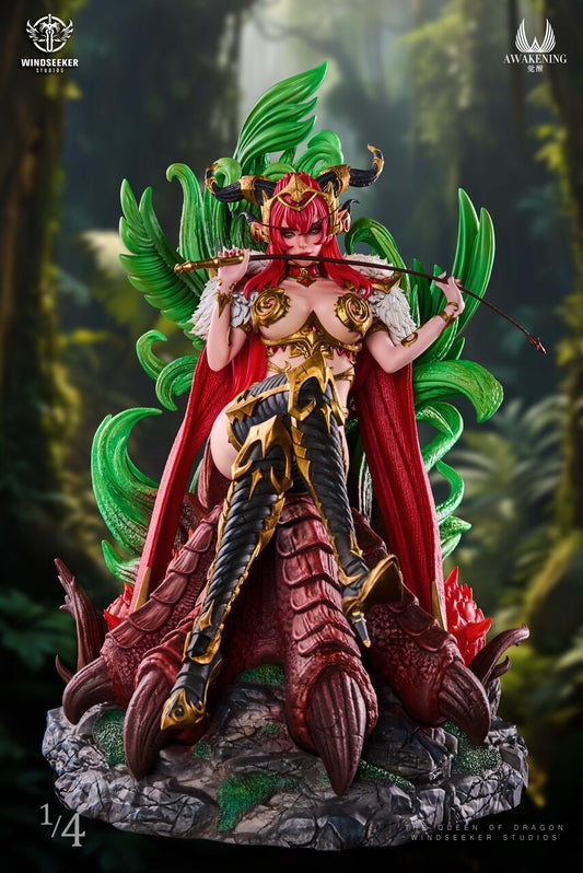 [Warehouse in Stock] Windseeker Studio & Jue Xing Studio - Statue - World of Warcraft Red Dragon Queen Alexstrasza