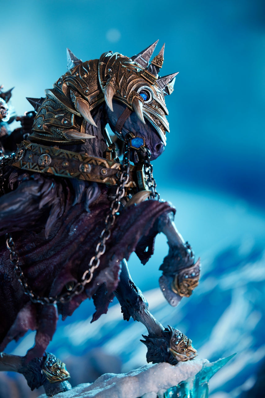 [Pre-Order] BLIZZARD ENTERTAINMENT - Statue - World of Warcraft - Lich King & Invincible Statue BLZ009 (Licensed)