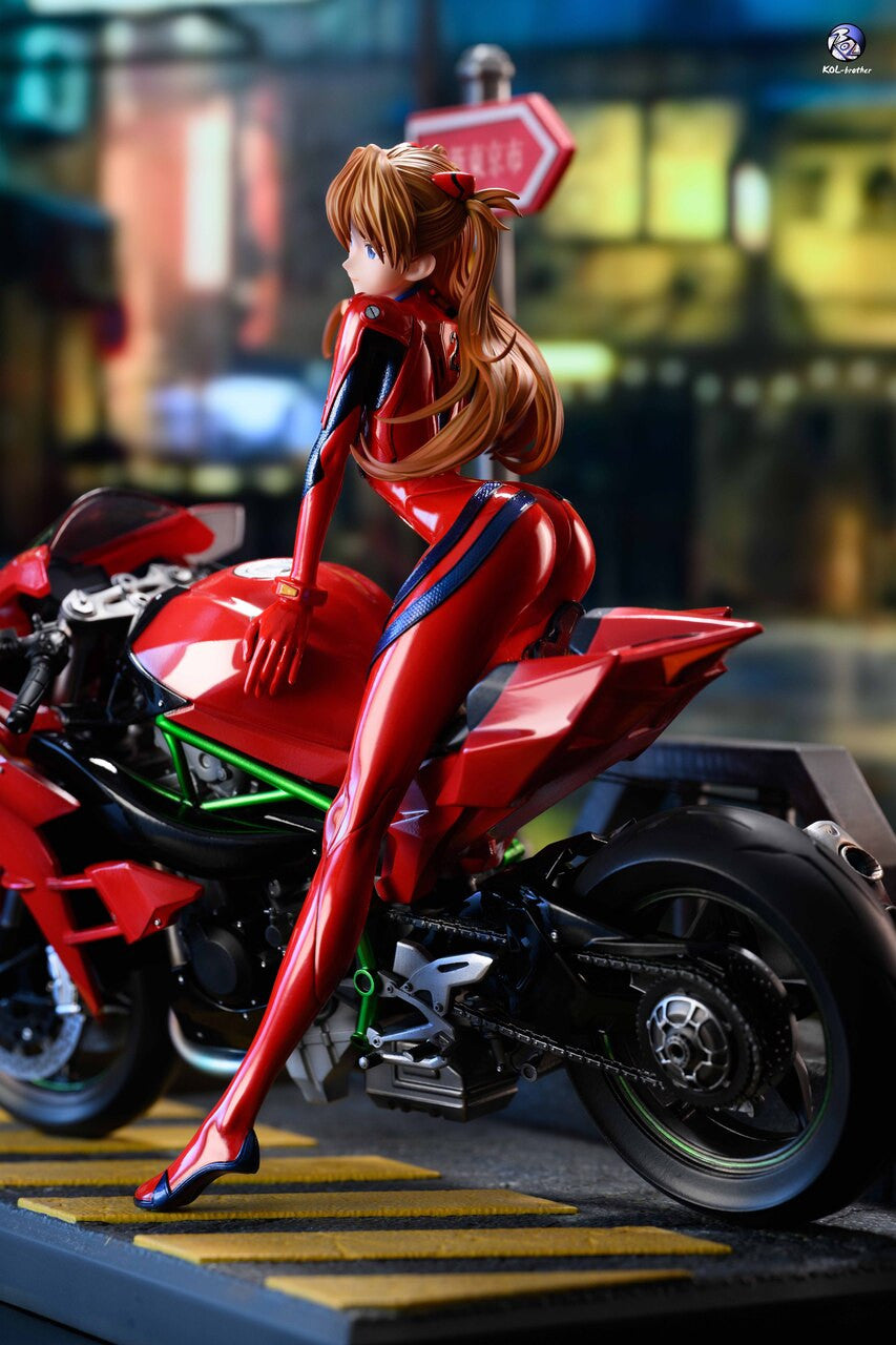 [Warehouse in Stock] KOL Brother Studio - Statue - Neon Genesis Evangelion - Motorcycle Asuka