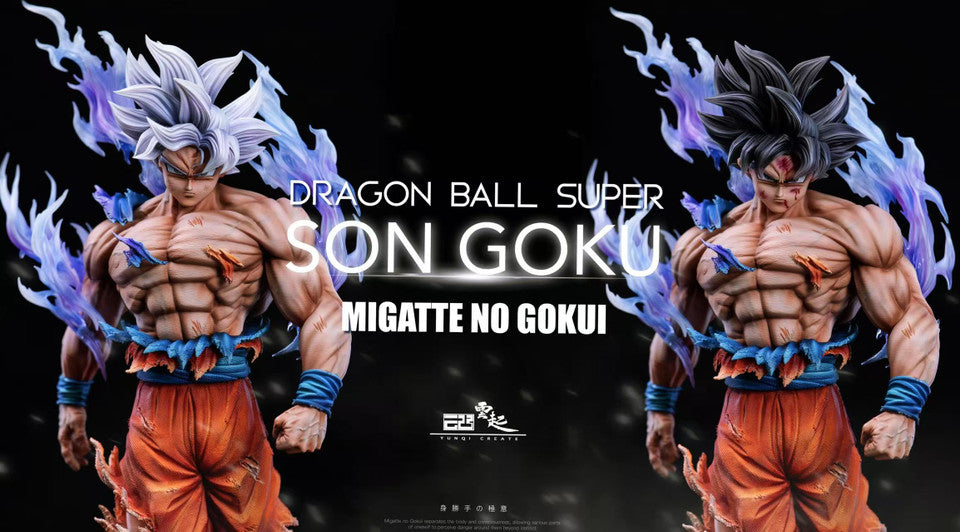 [Warehouse in Stock] YUN QI Studio - Statue - Dragon Ball Light carving series Migatte no Gokui Son Goku