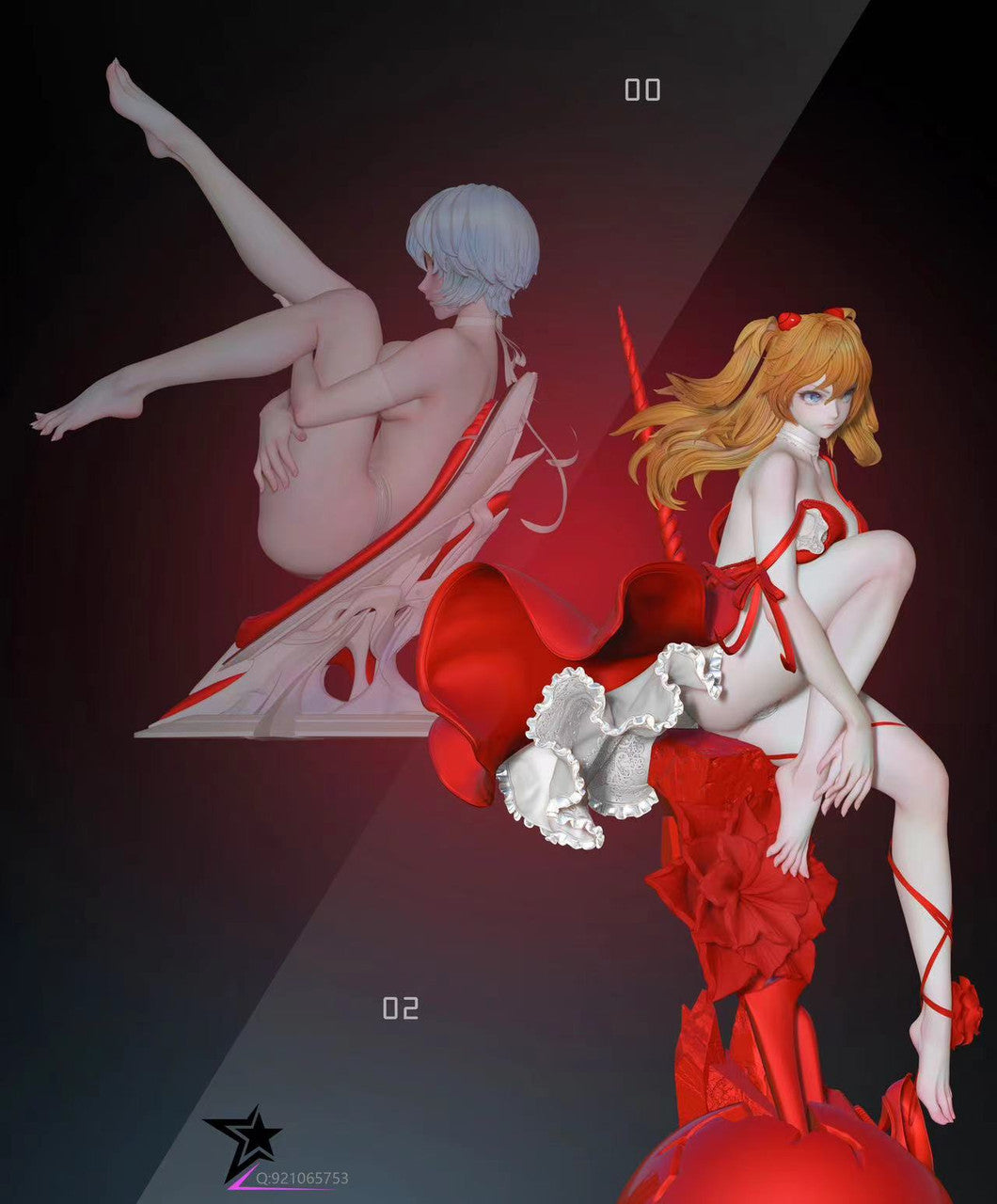 [Early-Bird PO] LengShi Studio - Statue - Neon Genesis Evangelion - Soryu Asuka Langley